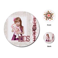 kids - Playing Cards Single Design (Round)