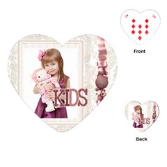 kids - Playing Cards Single Design (Heart)