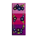 Flowers in Cold colors hand towel