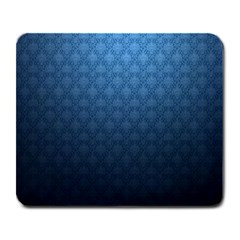 Blue Victorian Design Large Mouse Pad - Large Mousepad