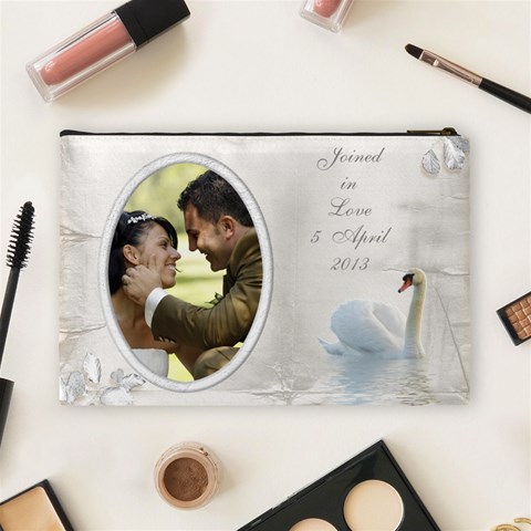 Our Love Cosmetic Bag (l) By Deborah Back