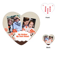 mothers day - Playing Cards Single Design (Heart)