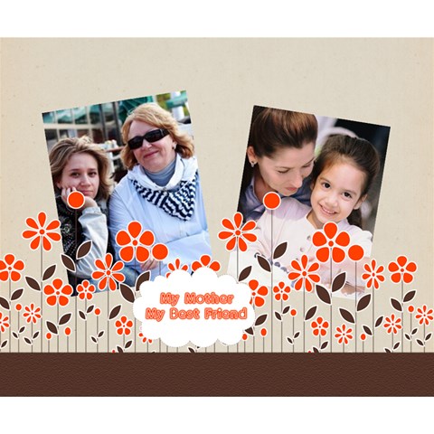 Mothers Day By Mom 14  x 11  x 1.5  Stretched Canvas