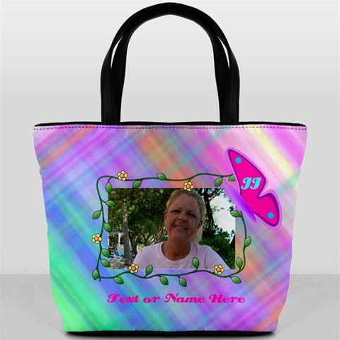 Flower Bucket Bag By Joy Johns Back