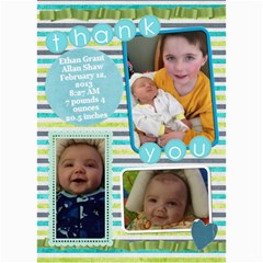 Thank you Ethan - 5  x 7  Photo Cards
