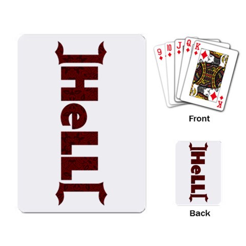 Hellplayingcards White By Nomy Back