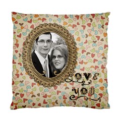 Love You Pillow 2 Sided - Standard Cushion Case (Two Sides)