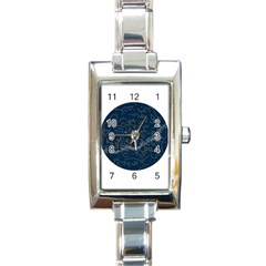 horoscope - Rectangle Italian Charm Watch