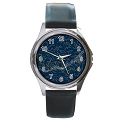 horoscope - Round Metal Watch