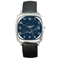 horoscope  - Square Metal Watch