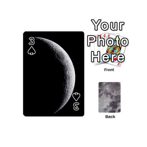 Mini Moon Cards By Bg Boyd Photography (bgphoto) Front - Spade3