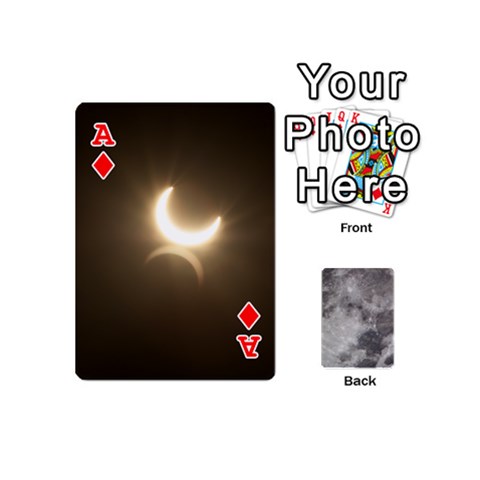 Ace Mini Moon Cards By Bg Boyd Photography (bgphoto) Front - DiamondA