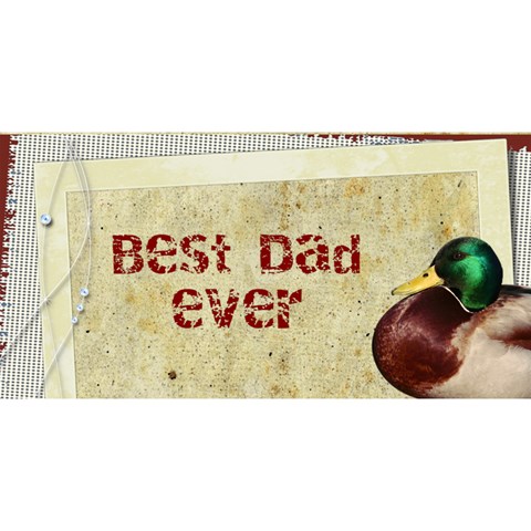 Best Dad 3d Card By Deborah Front