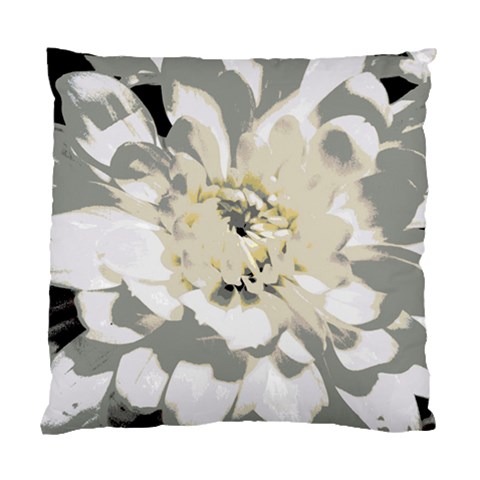 White Flower Pillow By Laurie Front