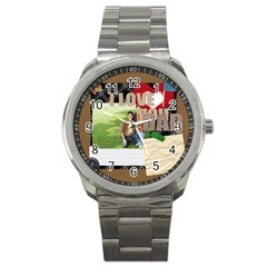 father - Sport Metal Watch