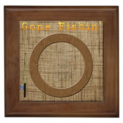 fishin tile - Framed Tile