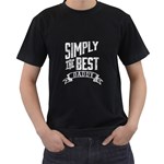 Best Daddy TShirt - Men s T-Shirt (Black)
