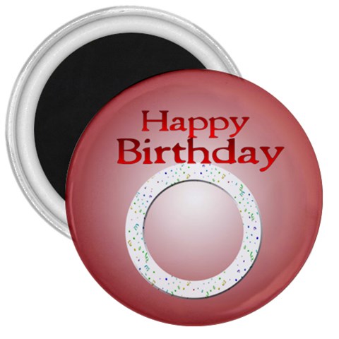 Birthday Magnet By Angeye Front
