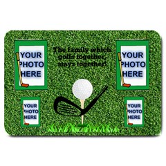 Golfer s large door mat - Large Doormat