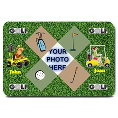 Golfers  Large Door Mat 2
