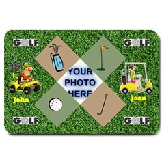 Golfers  large door mat 2 - Large Doormat