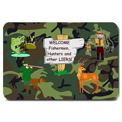 outdoorsman s  large doormat