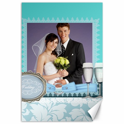 Wedding By Paula Green 11.88 x17.36  Canvas - 1