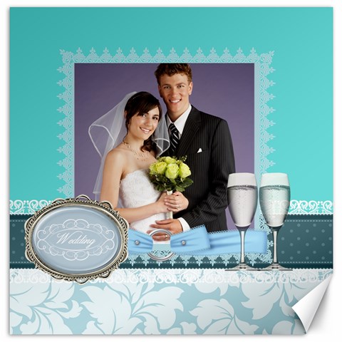 Wedding By Paula Green 19 x19.27  Canvas - 1