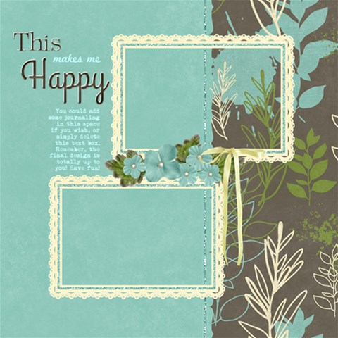 Forever Kit Pages By One Of A Kind Design Studio 12 x12  Scrapbook Page - 4