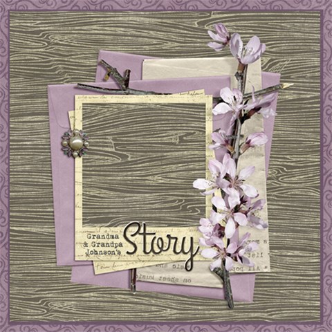 Forever Kit Pages By One Of A Kind Design Studio 12 x12  Scrapbook Page - 5