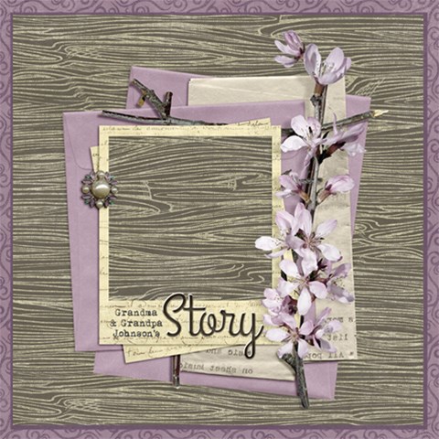 Forever Kit Pages By One Of A Kind Design Studio 12 x12  Scrapbook Page - 5