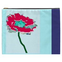  flower    own photo (optional)  XXXL makeup bag - Cosmetic Bag (XXXL)