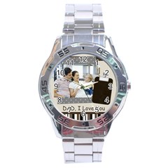 fathers day - Stainless Steel Analogue Watch