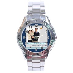 fathers day - Stainless Steel Analogue Watch fathers day - Stainless Steel Analogue Watch