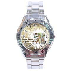 fathers day - Stainless Steel Analogue Watch