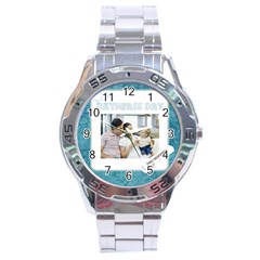 fathers day - Stainless Steel Analogue Watch