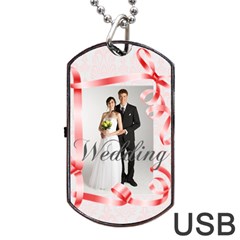 wedding - Dog Tag USB Flash (Two Sides)