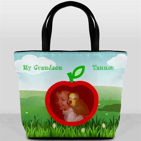 Apple Bucket Bag By Joy Johns Back