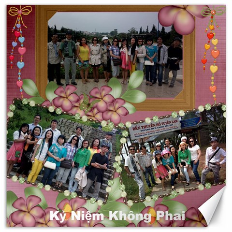 Ky Niem Khong Pha By Duc Pham 15.2 x15.41  Canvas - 1