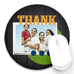 fathers day - Round Mousepad