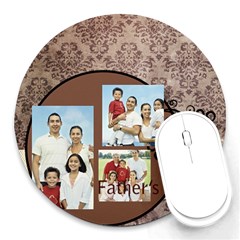 fathers day - Round Mousepad