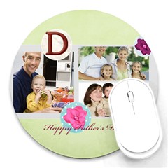 fathers day - Round Mousepad