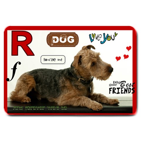 Rosco Dinner 2 By Cara Fletcher 30 x20  Door Mat