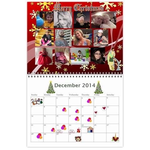 Calendar 2014 By Loralie Dec 2014