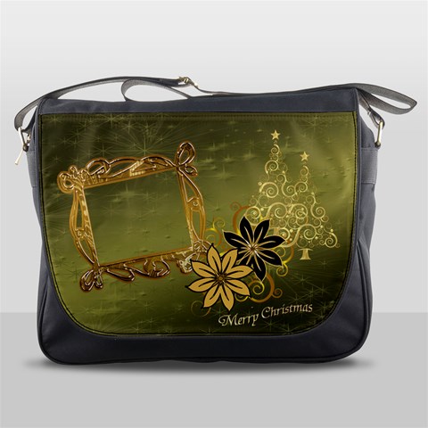Merry Christmas  Messenger Bag By Ellan Front