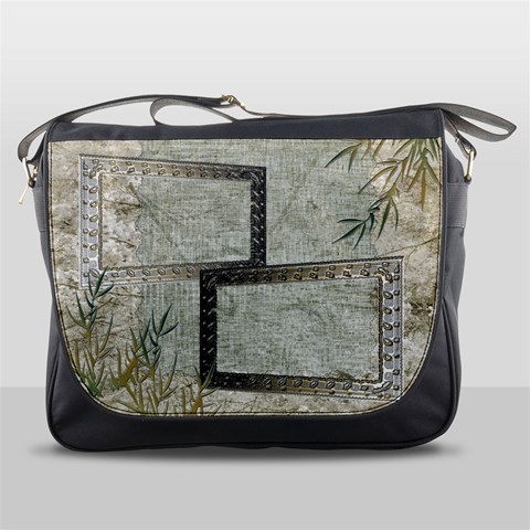 Neutral Shadow Frame  Messenger Bag By Ellan Front