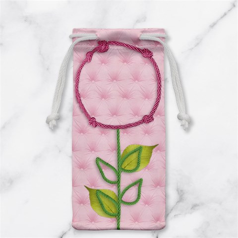 Pink Delights Jewelry Bag By Zornitza Back