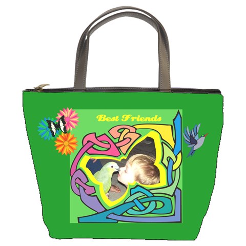 Best Friends Bucket Bag By Joy Johns Front
