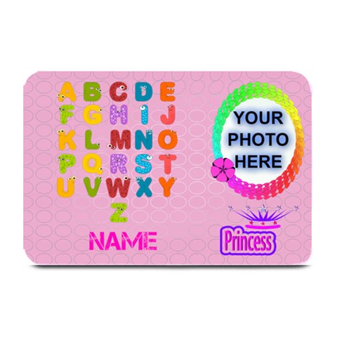 Girls Abc Plate Mat By Joy Johns 18 x12  Plate Mat