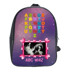 Girls ABC Book Bag, extra large - School Bag (XL)